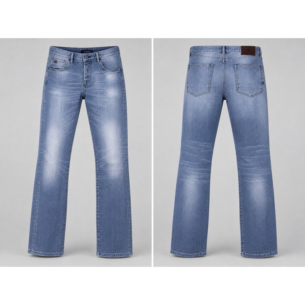 SCOTCH & SODA RALSTON Men Jeans Size W32 L30 Slim Fit Tapered Blue Button Fly